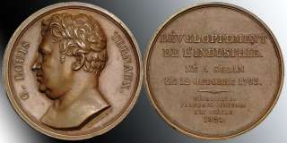 FRANCE 1821 Guillaume Louis Ternaux Medal Copper 41mm by FRANCAIS 