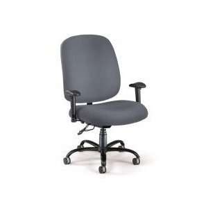  Gray OFM Big and Tall Chair with Arms: Office Products