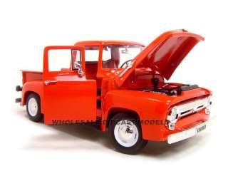 1956 FORD F100 PICKUP RED 118 DIECAST MODEL CAR  