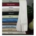 1000TC 100%Cotton 2PC Pillow Case Solid Choose Sizes & 30 Colors Free 