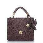 NEW BRAHMIN Julia Rose BLACK LADY MELBOURNE Handbag Satchel Leather 