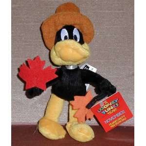   : Warner Bros Looney Tunes, Daffy Duck Pilgrim Beanbag: Toys & Games