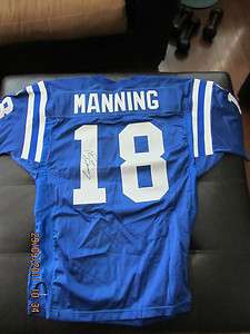 PEYTON MANNING INDIANAPOLIS COLTS SIGNED JERSEY, ROOKIE YEAR  