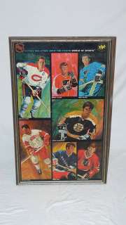 1973 Coleco World of Sports Original NHL Pro Star Frame  