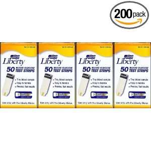  200 LIBERTY Blood Glucose Test Strips   EXP 6/23/2013 (4 
