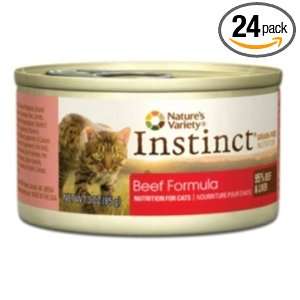 Instinct Grain Free Beef Formula Canned Cat Food by Natures Variety 