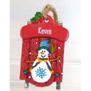  Ganz Personalized Kevin Christmas Ornament: Home 