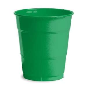 Emerald Green Plastic Beverage Cups   12 oz  Kitchen 