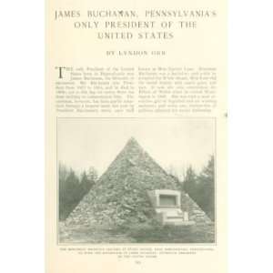    1908 Pennsylvania President James Buchanan 