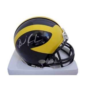 Denard Robinson Signed U of Michigan Mini Helmet GLOBAL   Autographed 