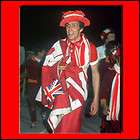   Photograph : Joey Jones With Flag 1977 European Cup Final ROME Classic