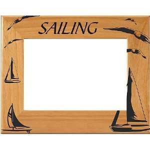  Laser Engraved Sailing Picture Frame: Baby