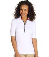 Callaway   BESK0052 S/S Polo With Print Placket