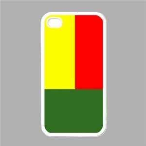Benin Flag White Iphone 4   Iphone 4s Case