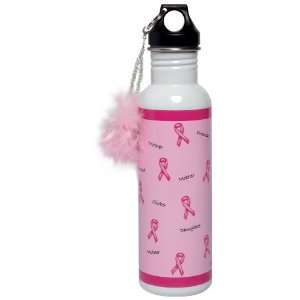Lolita Stainless Steel Cool Canteen, Pink Ribbon  Kitchen 