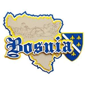   Maps Collection   Die Cuts   Map of Bosnia: Arts, Crafts & Sewing