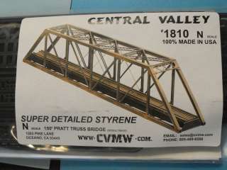 SCALE 150 PRATT TRUSS BRIDGE CNTRL VALLEY # 1810  