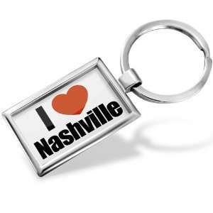 Keychain I Love Nashville, region: Tennessee, United States   Hand 