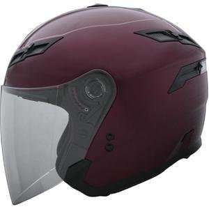  GMax GM67 Open Face Helmet   2X Large/Wine Red: Automotive