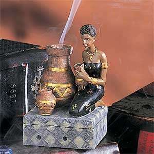   Lady Shape Design Scented Aroma Incense Cone Burner: Home Improvement