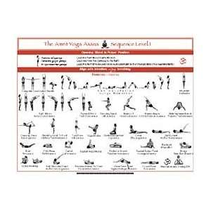  Amrit Yoga Level I Illustrated Asana Chart Sports 