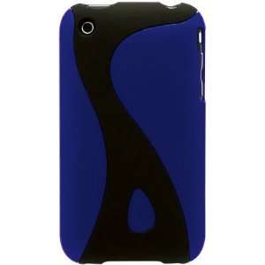  Blue With Black Removeable Back Clip Rubberized Snap On 