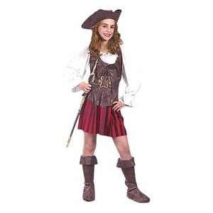  Childrens High Seas Pirate Costume (Size:SM 4 6): Toys 