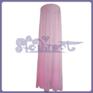 PINK MESH PRINCESS BED CANOPY MOSQUITO NET NEW  