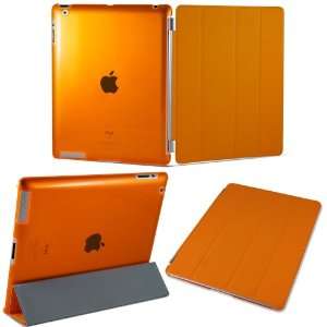  KHOMO DUAL CASE Orange Smart Cover FRONT + Orange Crystal 