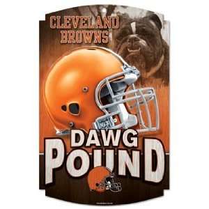  NFL Cleveland Browns Sign   Wood Style: Sports & Outdoors