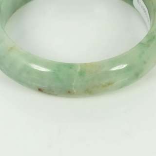   59mm Green Bangle Bracelet 100% Grade A Natural Untreated Jade Jadeite