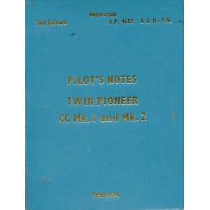   Twin Pioneer Aircraft Pilots Notes Manual: Sicuro Publishing: Books