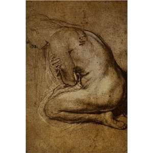 Study for a St. Mary Magdalen by Sir Peter Paul Rubens, 17 x 20 Fine 