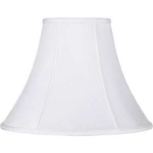  White Slight Bell Lamp Shade 7x16x12 (Spider)