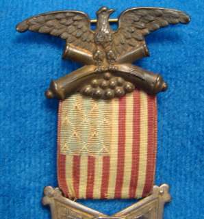 Authentic Civil War Union Veterans G.A.R. GAR Reunion Medal Badge No 