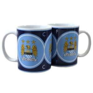 Official Manchester City Three Crest Mug Sports 