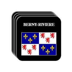 Picardie (Picardy)   BERNY RIVIERE Set of 4 Mini Mousepad Coasters