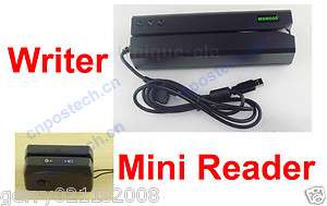Bundle MSR605 Card Writer & MiniDX3 Reader comp. MSR606  