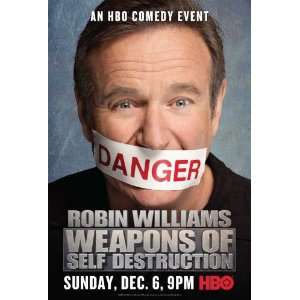  Robin Williams Weapons of Self Destruction Poster Movie 