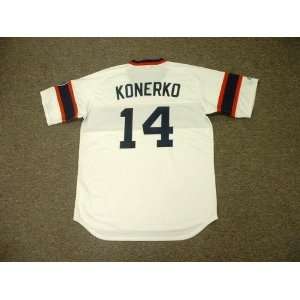 PAUL KONERKO Chicago White Sox Majestic Cooperstown Throwback Home 