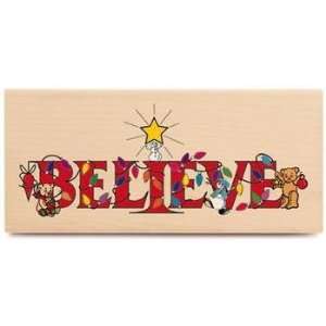  Believe   Rubber Stamps Arts, Crafts & Sewing