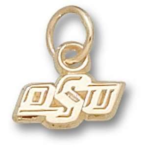  Oklahoma State University New OSU 3/16 Pendant (14kt 