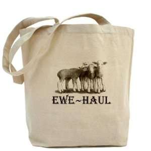  Ewe Haul Muslin Animals Tote Bag by  Beauty