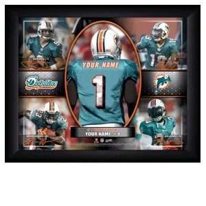  Miami Dolphins Personalized Action Collage Print Sports 