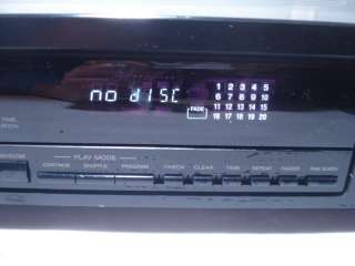 SONY CDP 397 HIGH DESNSITY DIRECT DIGITAL SINGLE DISC CD PLAYER TESTED 