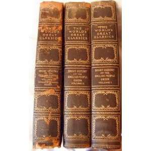  A Short History of the English People in 3 Volumes Books