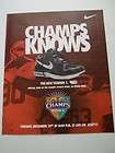 Nike Trainer 1 Shoes Champs Sports Bowl 2009 Print Ad Advertisement