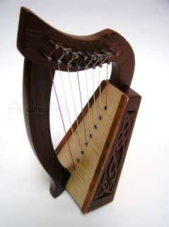   BEAUTIFUL SMALL 8 STRING SOLID ROSEWOOD LILY CELTIC FOLK HARP  