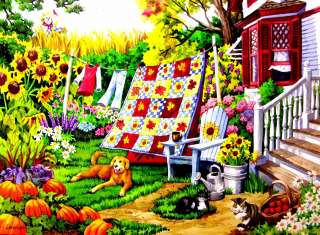 COUNTRY AUTUMN by NANCY WERNERSBACH 500 PIECE SUNSOUT JIGSAW PUZZLE 