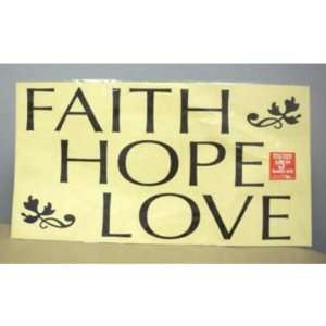  Faith, Hope, Love Wall Scape Case Pack 192   911882: Patio 